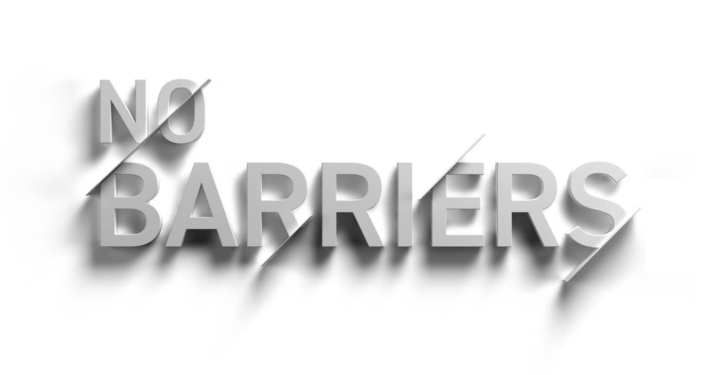 No barriers